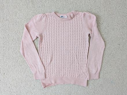 Elegantný svetrík 110 / 116, h&m,110