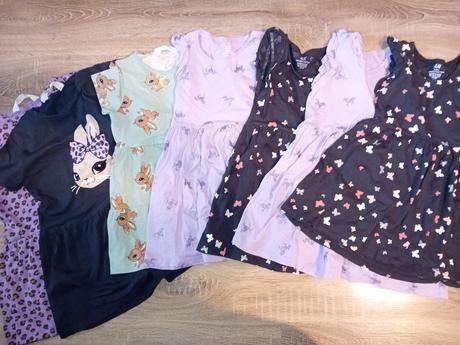 Letne šaty pre dievčatá (handm)veľkosť 98-104, 104–116