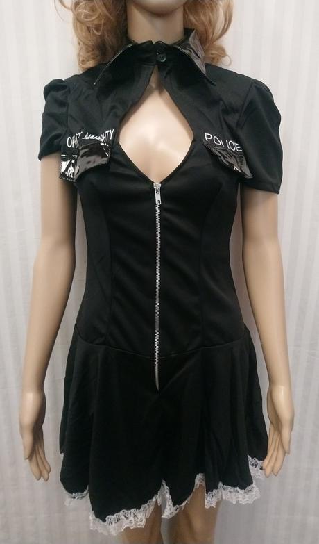 7 dielny kostým policajtka, xs - m,