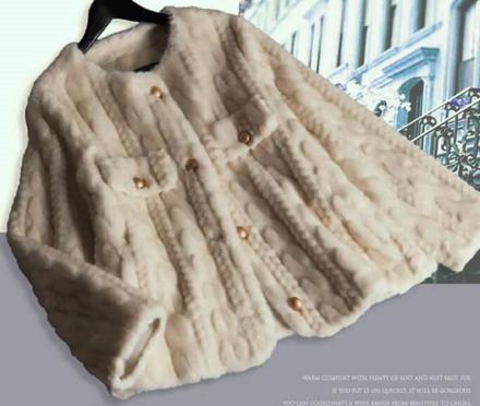 Kožušinková bunda zn.burro,v.158-176,v.m/l,v.40-44, 40 / 42 / 44 / l / m