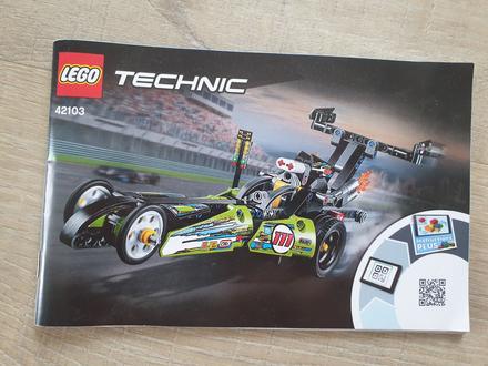 Lego technic 42103 dragster,