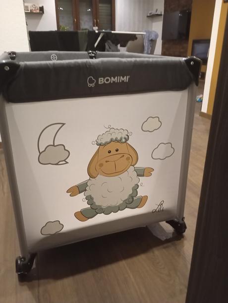 Predám cestovnú postieľku bomimi, šírka (cm): 60,dĺžka (cm): 120