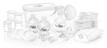 Tommee tippee c2n starter kit ručná odsávačka mlie, 