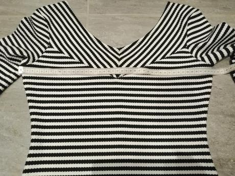 Pásikavé šaty reserved vxs-s, pružné, polyester, reserved,s