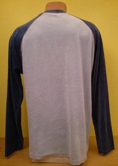 Pánska fleesová mikina, nuit detoiles, modrá, m