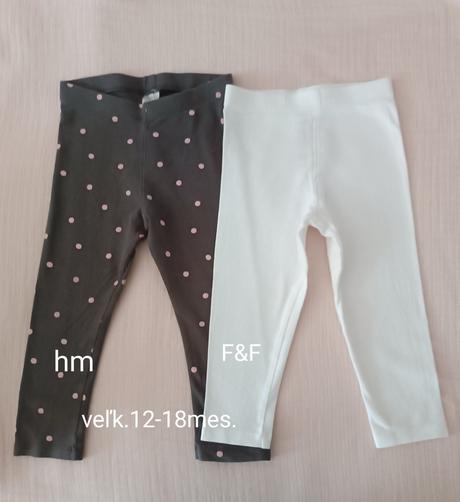 Legíny veľk.12-18 mes., h&m,86