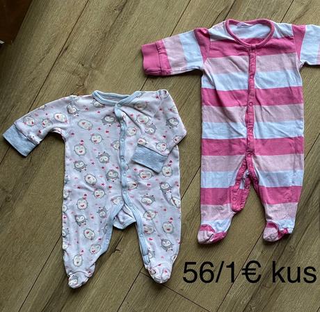 Pyžamko dupačky 2ks, 56