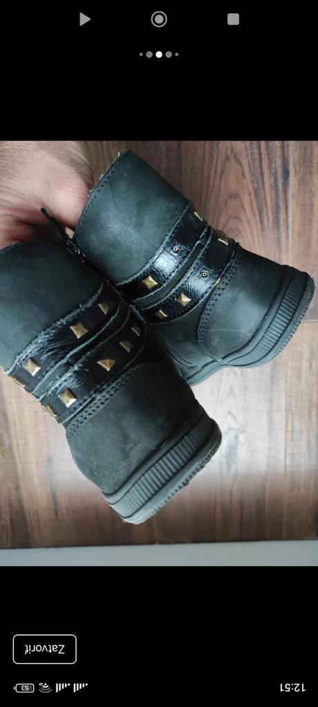 Kožené čižmy ponte, 28