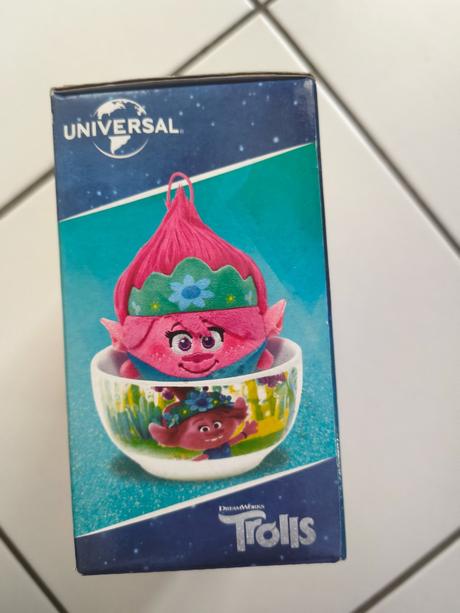 Trolls, miska + plyšová hračka, 