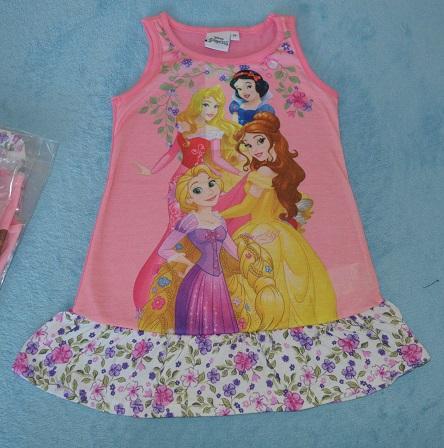 Dievčenská nočná košeľa disney princezny 92, disney,92