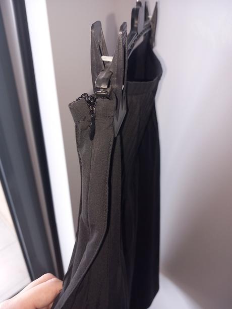 Čierna midi sukňa mango 38/40/m, mango,m