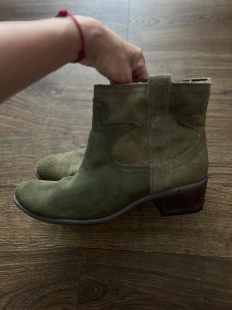 Kožené kozačky lucky brand, 40