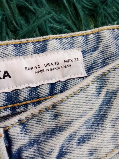 Džínsy, bershka,42