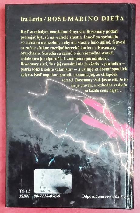 Rosemarino dieťa - ira levin, 