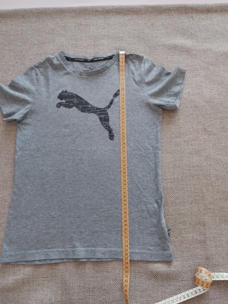 Dievčenské sivé tričko, puma,152