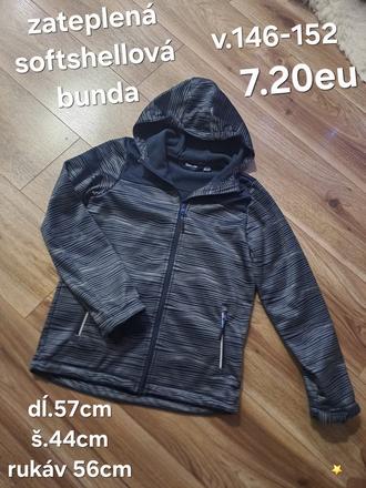 Zateplená softshellová bunda, 146