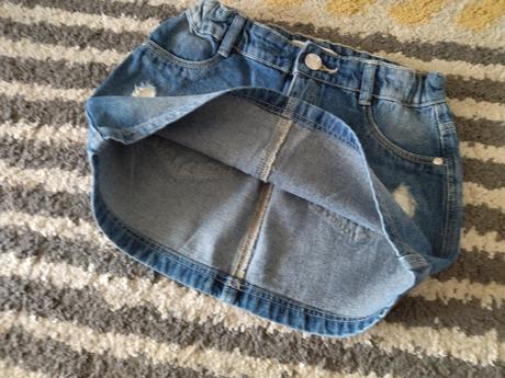 Riflová minisukňa 140/146, terranova,140