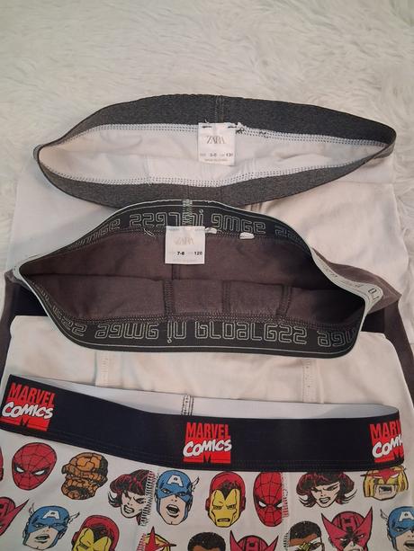 Predám chlapčenské boxerky 4 ks za 2 eura, zara,128