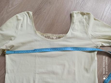 Slabozlte tričko top, s