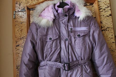 Fialová vetrovka, s