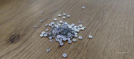 Ozdobné kamienky našívacie - crystal - 3 mm - skl, 