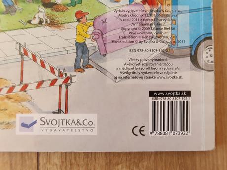 Kniha - môj veľký obrázkový slovník - staviame dom, 