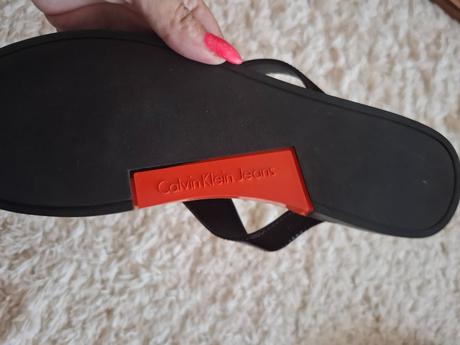 Calvin klein kožené šlapky, 38