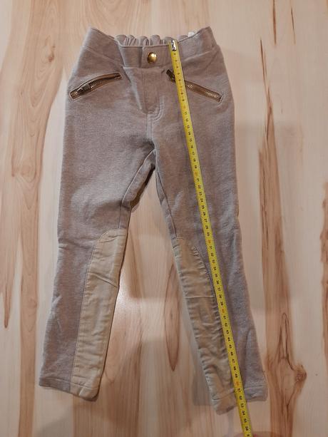 Jazdecké nohavice pre štíhle dievčatko, h&m,104