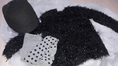 Pulóvrik+ klobúk, h&m,104