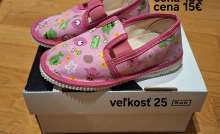 Papučky rak, rak,25