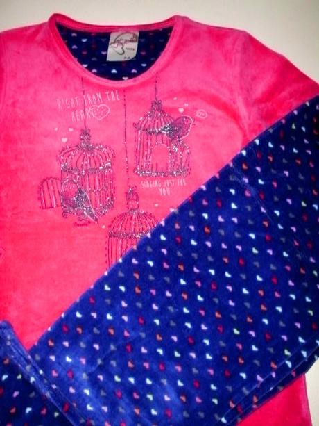Hrejivé velúrové pyžamko pre 7-8 roč. kočku, vienetta kids,128