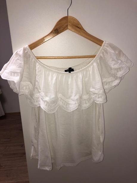 Tričko s volanom a čipkou, reserved,l