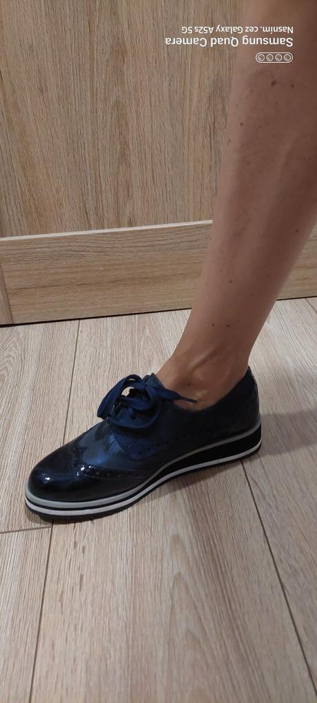 Kožené topánky caprice, 37