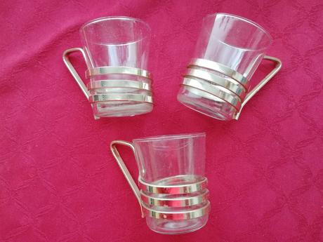 Retro sklenené poháre, 