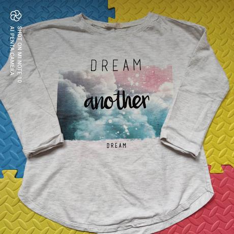 Hrubšie tričko resp. tenšia mikina 10-12r, h&m,146