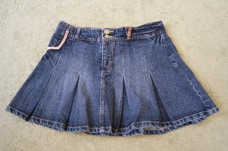 Dievčenská riflová sukňa, crashone,170