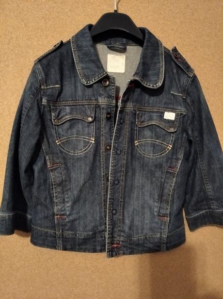 Šmrcovná rifľová bundička, l