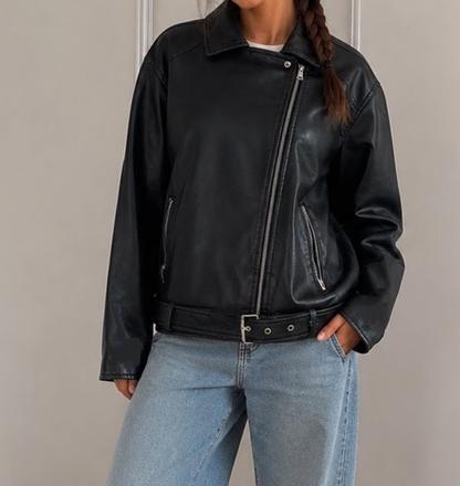 Bunda kožená, primark,l