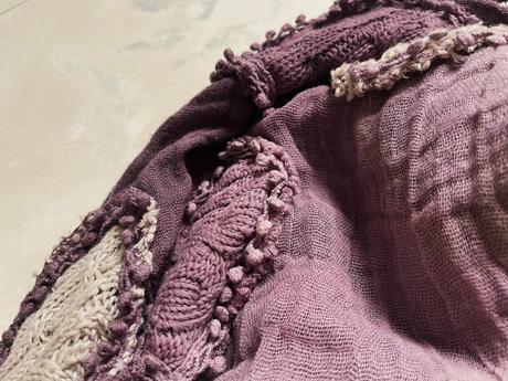 Vintage šatka na krk, xl