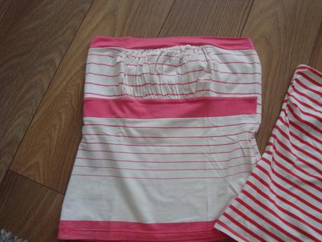 Letne topy bez ramienok, s