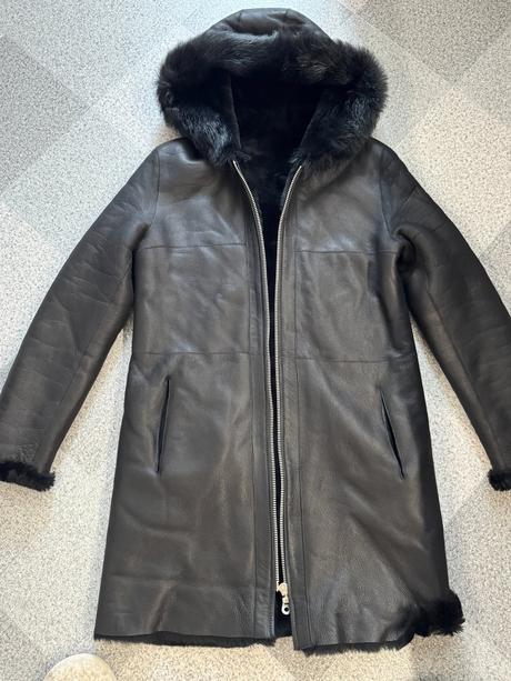 Massimo dutti kožuch / bunda - top stav, s