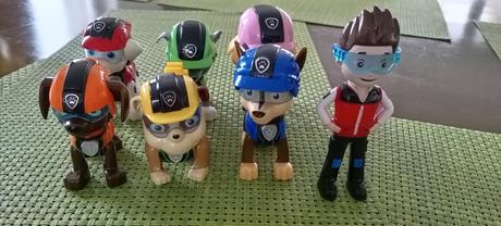Figúrky labková patrola + rider, super stav, 