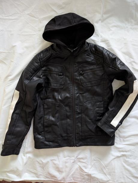 Koženková bunda s kapucňou, chapter young,146