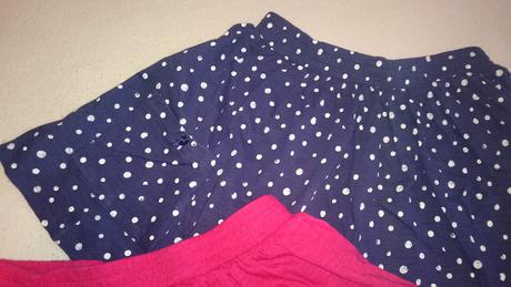 F&f modrá bodkovaná sukňa, f&f,122