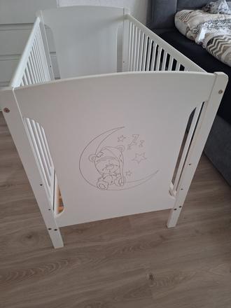 Detská postieľka, šírka (cm): 60,dĺžka (cm): 120