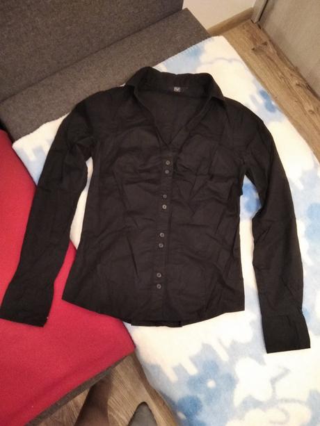 Čierna košeľa veľkosť 34, f&f,34