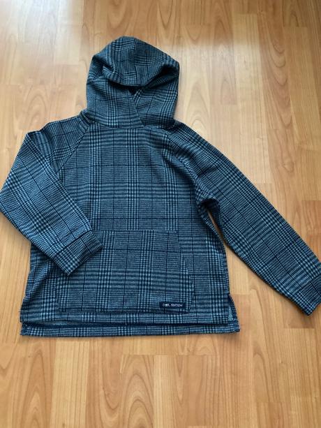 Karo trblietkava mikina s kapucnou zara, zara,134