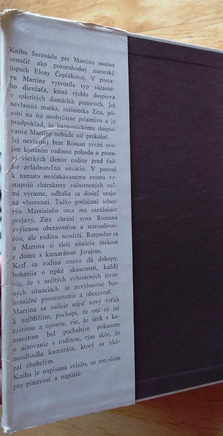 Serenáda pre martinu , elena čepčeková,
