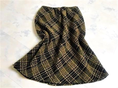 Teplá uzlíková sukňa m/l, l