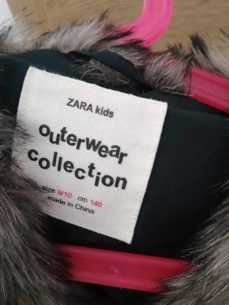 Kožušteková vestička, zara,140